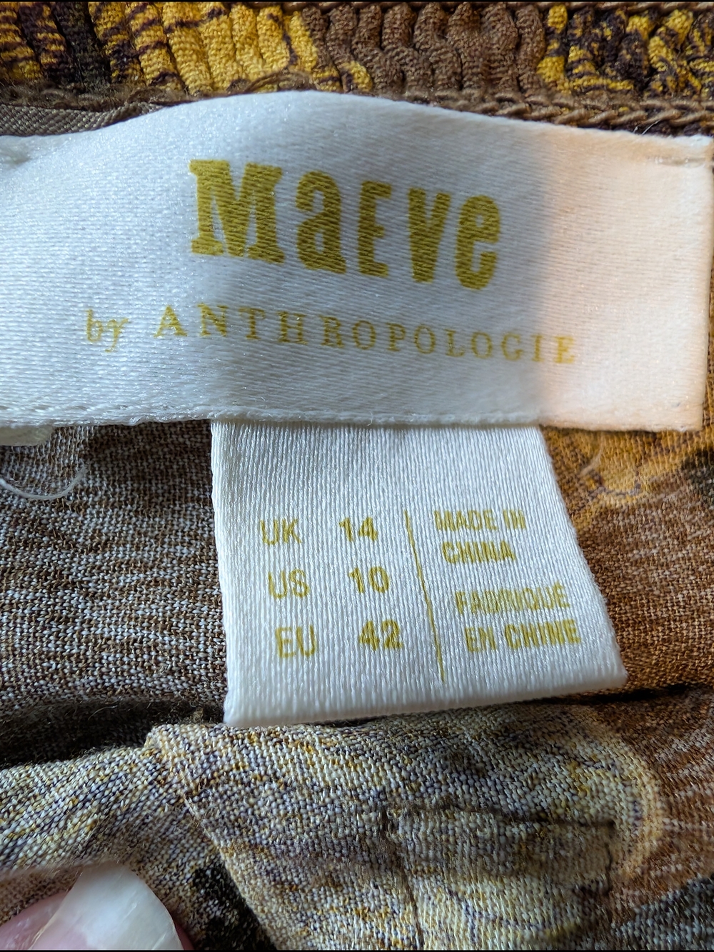 Maeve Terrace Floral Wide Leg Flowy Pants, Women's 10 - Picture 5 of 8